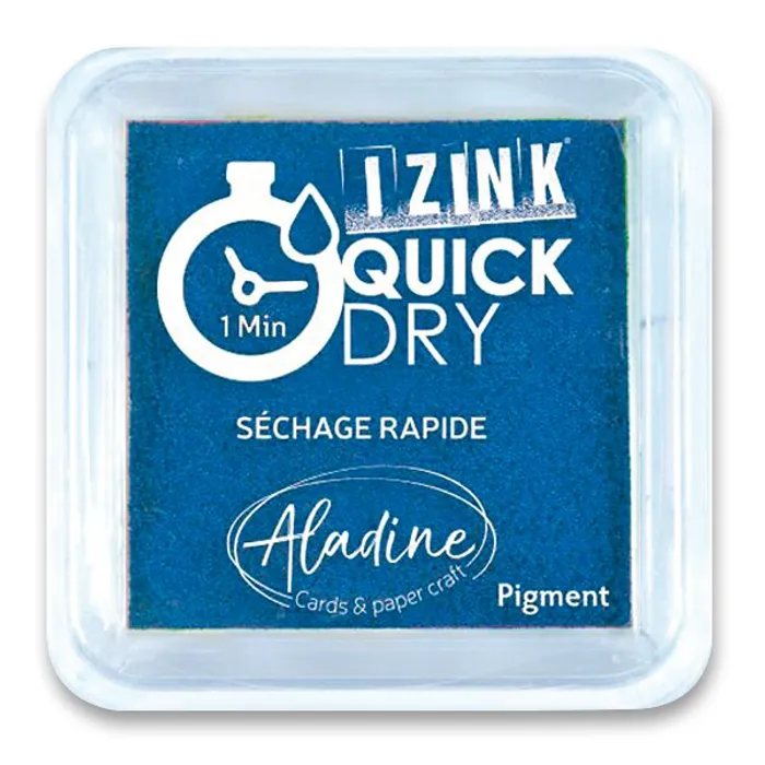 Hlavný obrázok produktu Razítkovací polštářek Aladine Izink Quick Dry modrá
