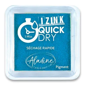 Pečiatkovací vankúšik Aladine Izink Quick Dry tyrkysová