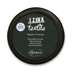 Pečiatkovací vankúšik Izink Textile čierna