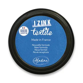 Pečiatkovací vankúšik Izink Textile modrá