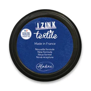 Pečiatkovací vankúšik Izink Textile tmavo modrá