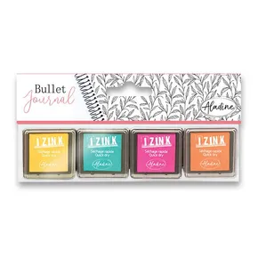 Pečiatkovacie vankúšiky IZINK Bullet Journal Pastel