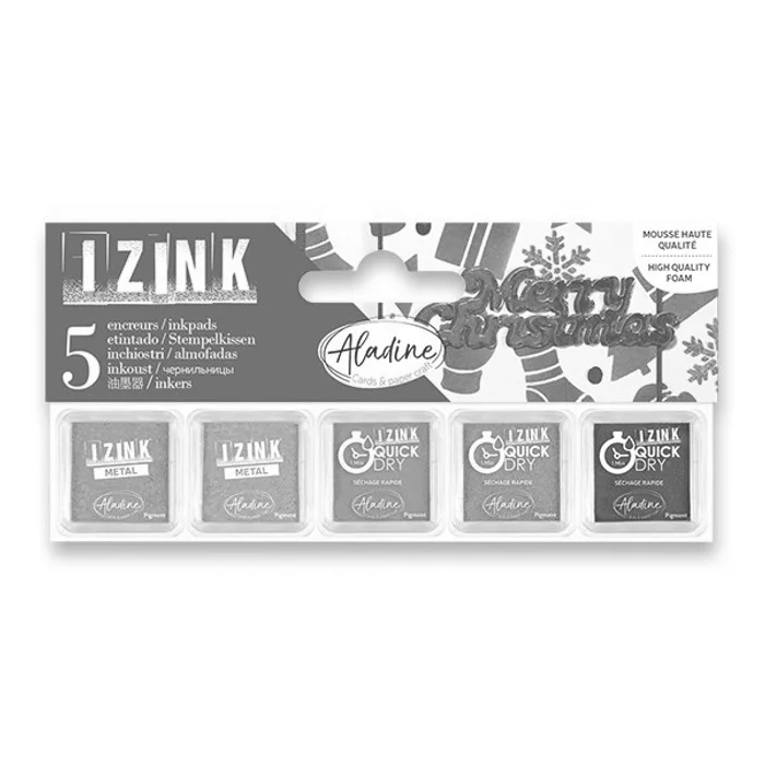 Hlavný obrázok produktu Razítkové barevné polštářky Izink vánoční barvy
