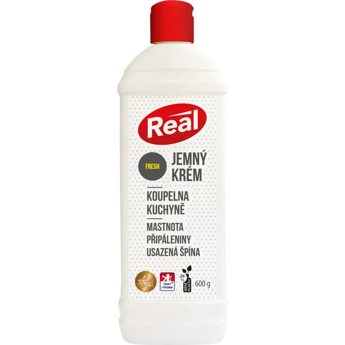 Hlavný obrázok produktu Real Fresh čisticí krém na koupelny a kuchyně 600 g