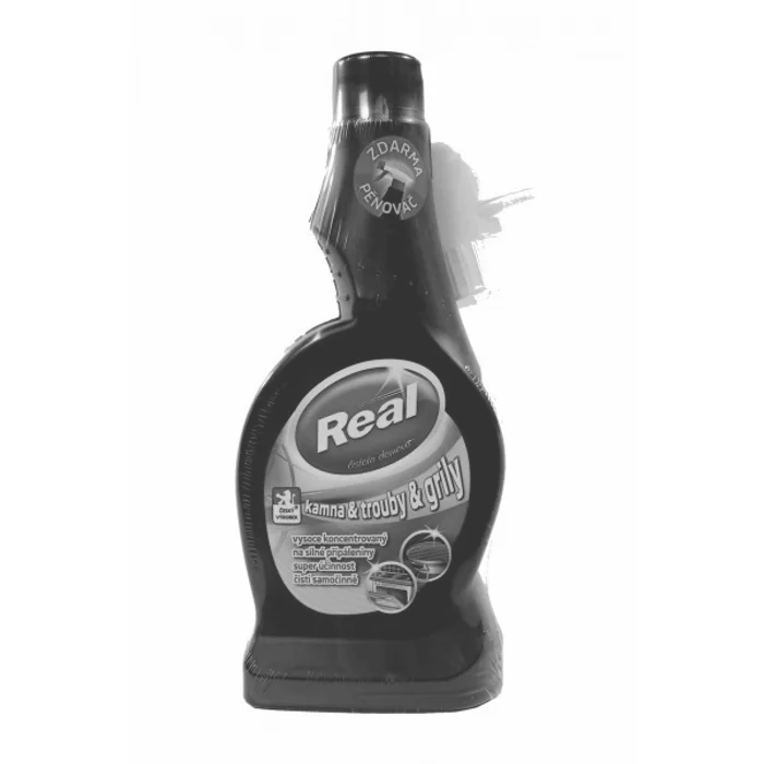 Hlavný obrázok produktu Real Na trouby, grily a krbová skla čistič na silnou mastnotu rozprašovač 550 g
