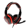 Ďalší obrázok produktu Red Fighter H2, herné slúchadlá s mikrofónom, ovládanie hlasitosti, čierno-červená, 2x 3.5 mm jack