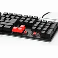 Ďalší obrázok produktu Red Fighter K1, klávesnica US, herná, podsvietená typ drôtová (USB), čierna, 3 farby podsvietenia