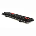 Red Fighter K1, klávesnica US, herná, podsvietená typ drôtová (USB), čierna, 3 farby podsvietenia