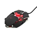 Ďalší obrázok produktu Red Fighter Myš M1, 4000DPI, optická, 10tl., drôtová USB, čierna, herná