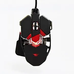Red Fighter Myš M1, 4000DPI, optická, 10tl., drôtová USB, čierna, herná