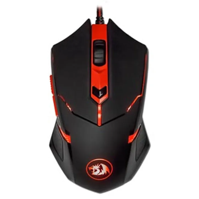 Hlavný obrázok produktu Redragon Myš CENTROPHORUS, 3200DPI, optická, 6tl., 1 kolečko, drátová USB, černo-červená,