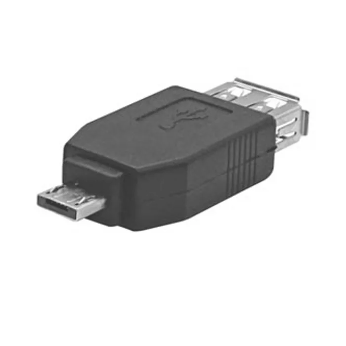 Hlavný obrázok produktu Redukce, USB (2.0), USB micro (2.0) M-USB A (2.0) F, 0, černá, Logo