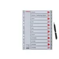 Ďalší obrázok produktu Registry , Jan-Dec, sivý, plastový, A4, ESSELTE
