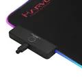 RGB Podložka pod myš, MG8, herná, čierna, 350 x 250 mm, 3 mm, Marvo, RGB podsvietenie
