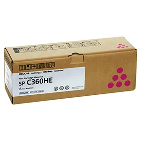 Ricoh originál toner 408186, magenta, 5000str., Ricoh SP C360DNw, O