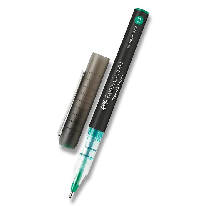 Hlavný obrázok produktu Roller Faber-Castell Free Ink 1,5 zelený