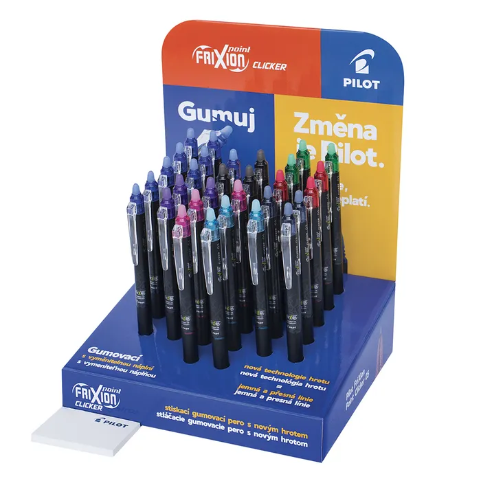 Hlavný obrázok produktu Roller Pilot Frixion Clicker F 05 stojánek, 30 ks