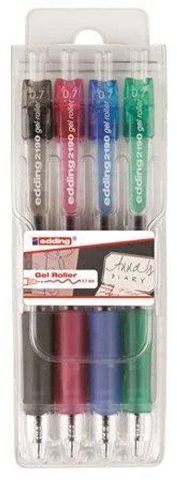 Hlavný obrázok produktu Rollery  "2190/4", sada, 4  různé barvy, 0,7 mm, EDDING