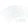 Rozširovacie drôtené diely 35 x 35 cm k interiérovému výbehu #62460, 4 ks, biela