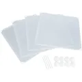 Rozširovacie plastové diely 35 x 35 cm k interiérovému výbehu #62460, 4 ks, biela