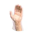 Rukavica (HDPE) jednorázová transparentná `L` v bloku [100 ks]