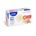 Rukavica (Latex) nepúdrovaná biela `M` [100 ks]