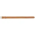 Ďalší obrázok produktu Rustic kožený obojok Heartbeat - hnedá L:47-55cm/40mm