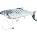 Ďalší obrázok produktu Ryba ako živá, žmurkajúca sa, s catnipom, látka, 30cm