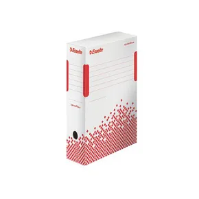 Rýchlo-zložiteľná archivačná krabica Esselte Speedbox 100 mm, Biela