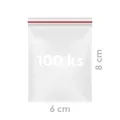 Ďalší obrázok produktu Rýchlouzatváracie vrecko (LDPE) 6 x 8 cm [100 ks]