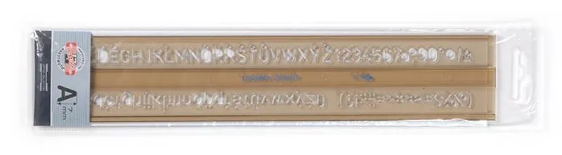 Hlavný obrázok produktu Šablona 748008 písmenková 7mm