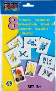 Šablóna fúkacie fixky 9996 B+ rozprávkové bytosti [8 ks]