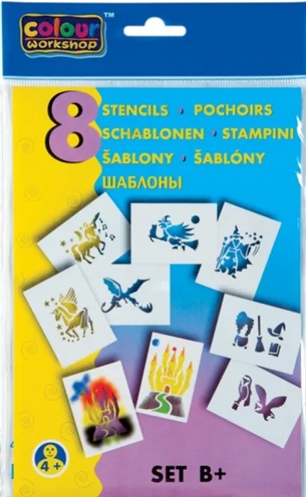 Hlavný obrázok produktu Šablona foukací fixy 9996 B+ pohádkové bytosti [8 ks]