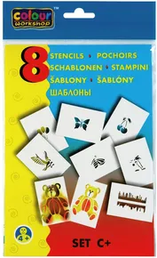 Šablóna fúkacie fixky 9996 C+ mix motívov II [8 ks]