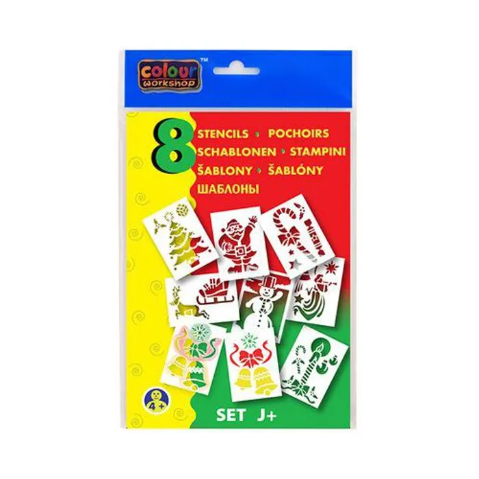Hlavný obrázok produktu Šablona foukací fixy 9996 J+ Vánoce [8 ks]