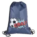 Ďalší obrázok produktu Vrecko na obuv/šport "Score A Goal", šedá, modrá, PULSE