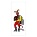 Vrecká - Mikuláš PP 40x18 cm - čert s reťazou