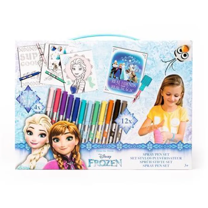 Hlavný obrázok produktu Sada barev na rozprašování "Frozen", malá, 12 různých barev, CANENCO