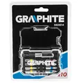 Ďalší obrázok produktu Sada bitov, 56H614, 8 bitov + magnetický nástavec 1/4, farebné rozlíšenie bitov, Graphite
