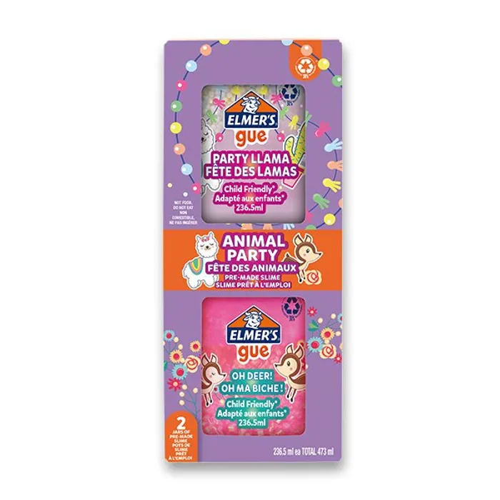 Hlavný obrázok produktu Sada ELMER´S Animal Party Gue 236,5 ml, 2 ks