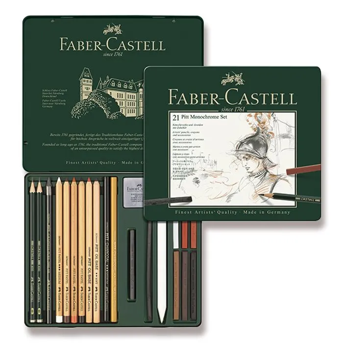 Hlavný obrázok produktu Sada Faber-Castell 112976 Pitt Monochrome 21 kusů