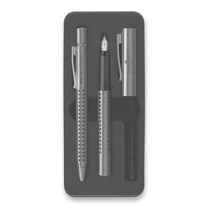 Hlavný obrázok produktu Sada Faber-Castell Grip Edition 2010 plnicí pero a kuličková tužka, výběr barev fialová