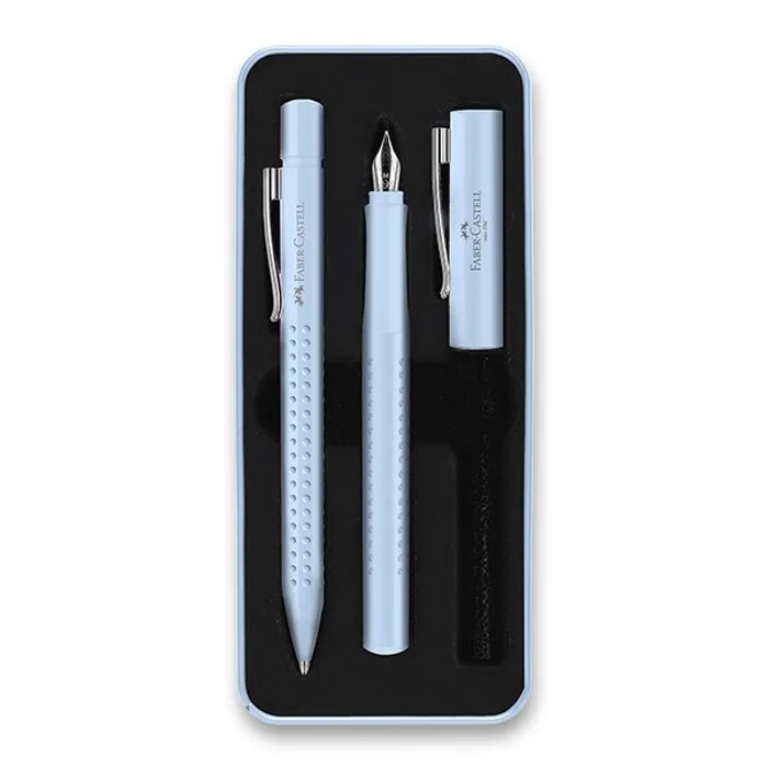 Hlavný obrázok produktu Sada Faber-Castell Grip Edition 2010 plnicí pero a kuličkové pero, světle modr