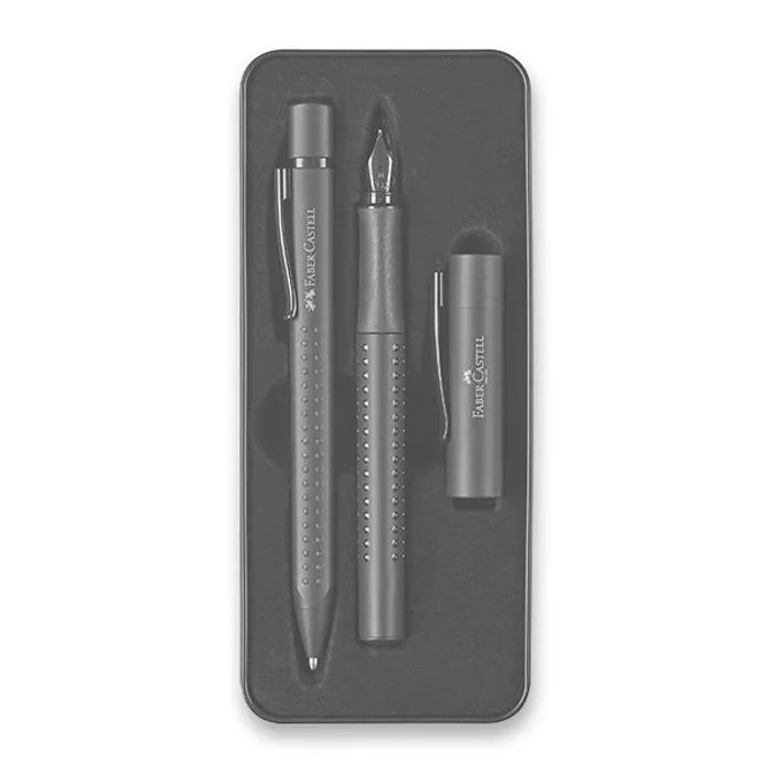 Hlavný obrázok produktu Sada Faber-Castell Grip Edition plnicí pero a kuličková tužka, černá