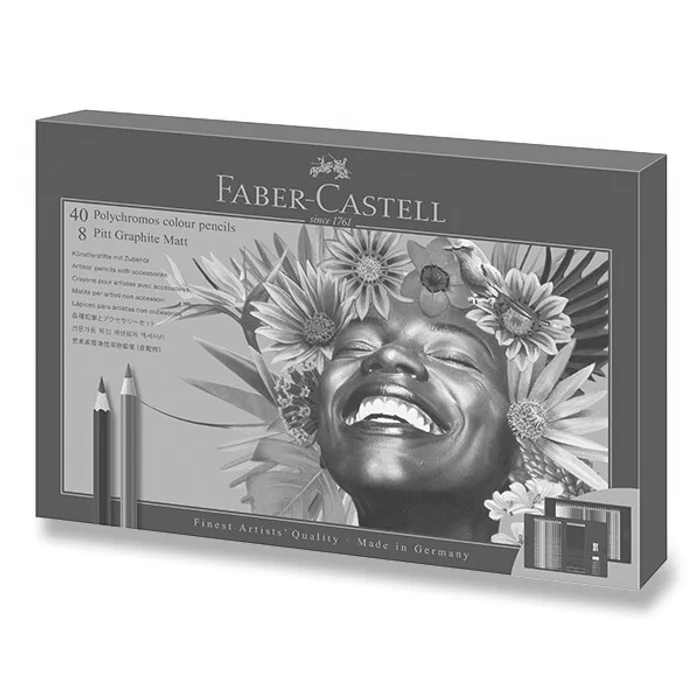 Hlavný obrázok produktu Sada Faber-Castell Polychromos & Pitt Graphite Matt 50 ks