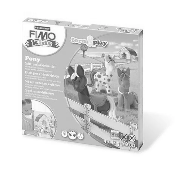 Hlavný obrázok produktu Sada FIMO® 8034 kids form&play "Pony" Poníci
