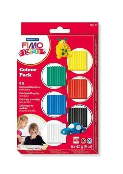 Hlavný obrázok produktu Sada FIMO® kids 8032 "basic" - základní,6 barev