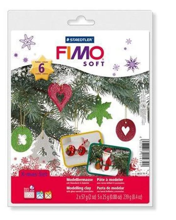 Hlavný obrázok produktu Sada FIMO® soft 8023 2 x 57g, 5 x 25g, Vánoce