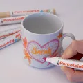 Ďalší obrázok produktu Sada fixov na porcelán "EASY - TVŮJ VLASTNÍ HRNEK", Hobby Line, KREUL