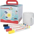 Sada fixov na porcelán "EASY - TVŮJ VLASTNÍ HRNEK", Hobby Line, KREUL